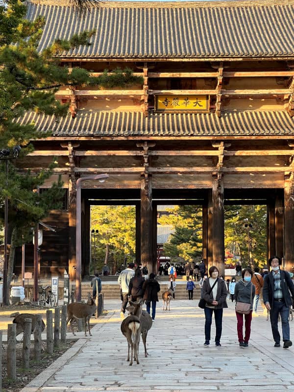 La entrada al Templo Todai-ji de Nara