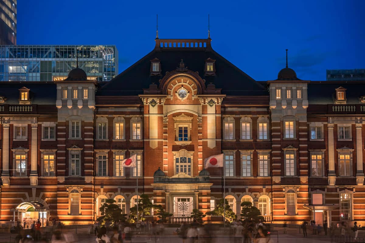 La espectacular Estación de Tokio desde el lado de Marunouchi