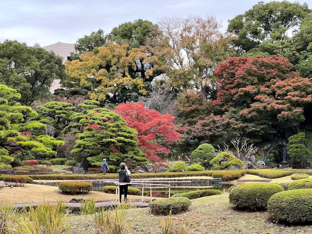 Los Jardines Orientales a finales de noviembre