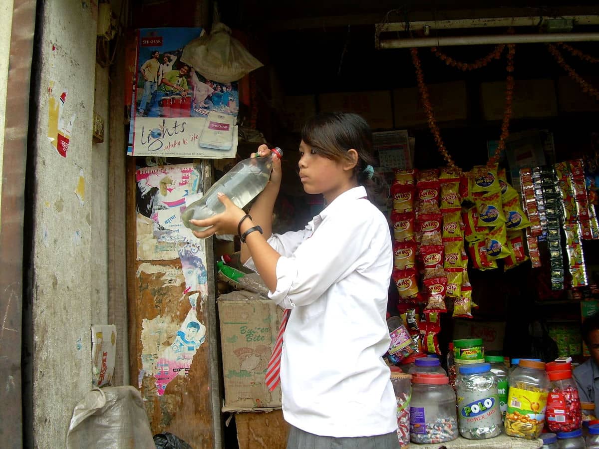 Los puestecillos de comida están por todas partes en Thamel