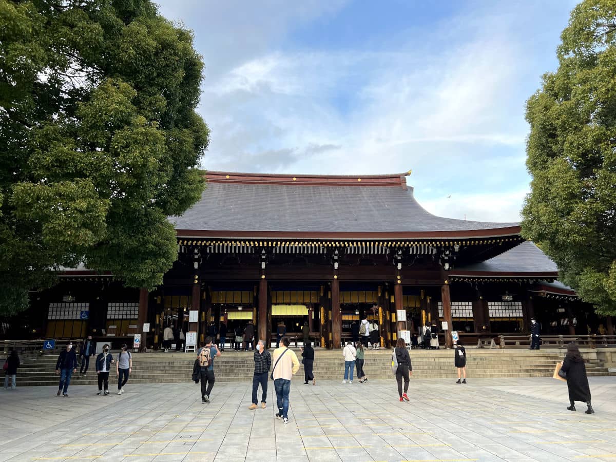 Naien o pabellón principal del Meiji Jingu de Tokio