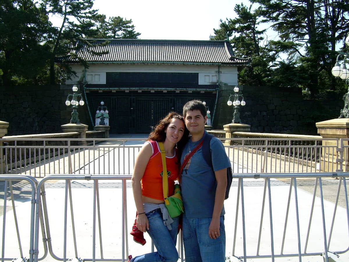 Nuestra primera visita al Palacio Imperial de Tokio en 2006