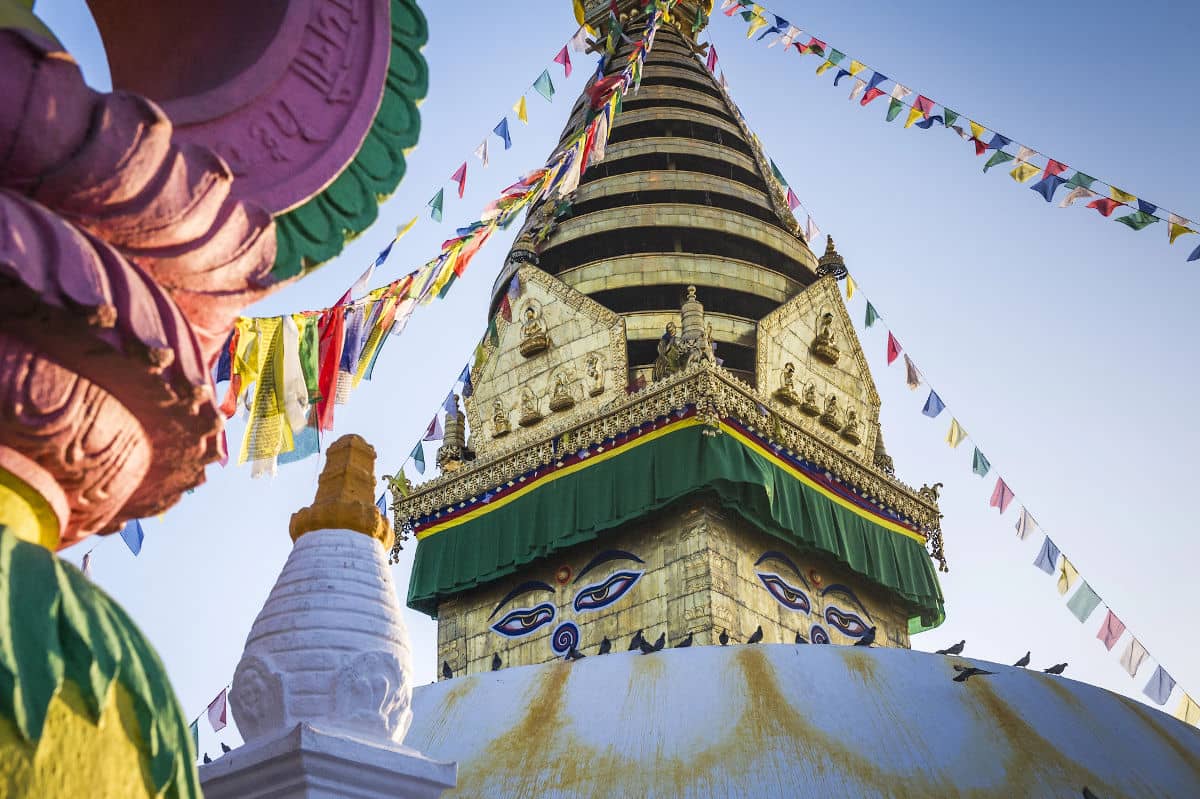 Swayambhunath, uno de los lugares más sagrados del budismo tibetano
