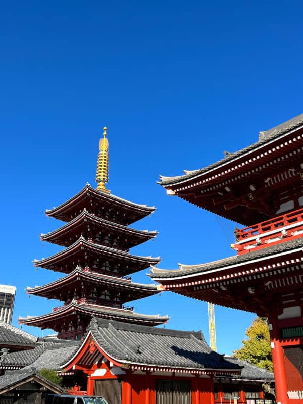 Un imprescindible del Senso-ji, la Pagoda de 5 Pisos