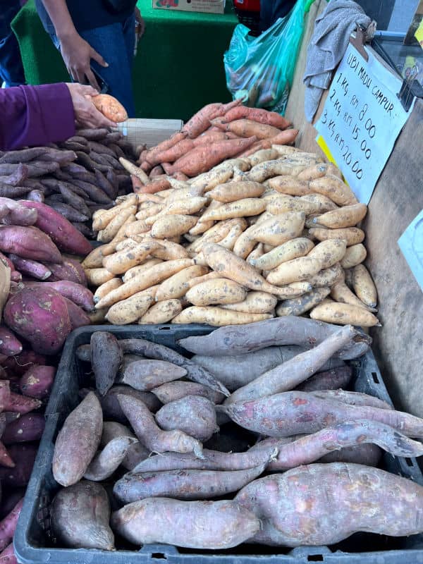 Verduras en el Kea Farm Market