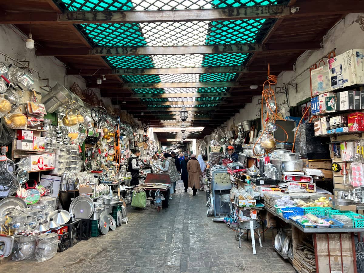Comercios locales en la medina de Tetuán