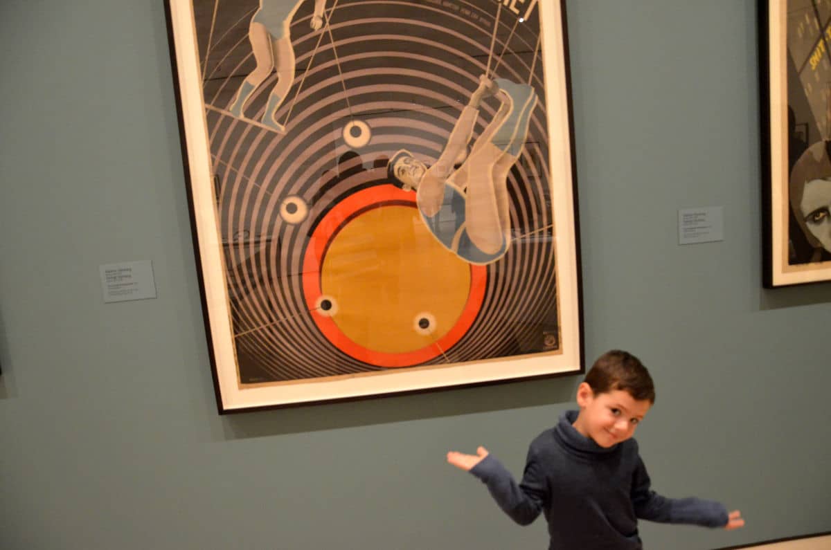 Oriol disfrutando del MoMA en Nueva York
