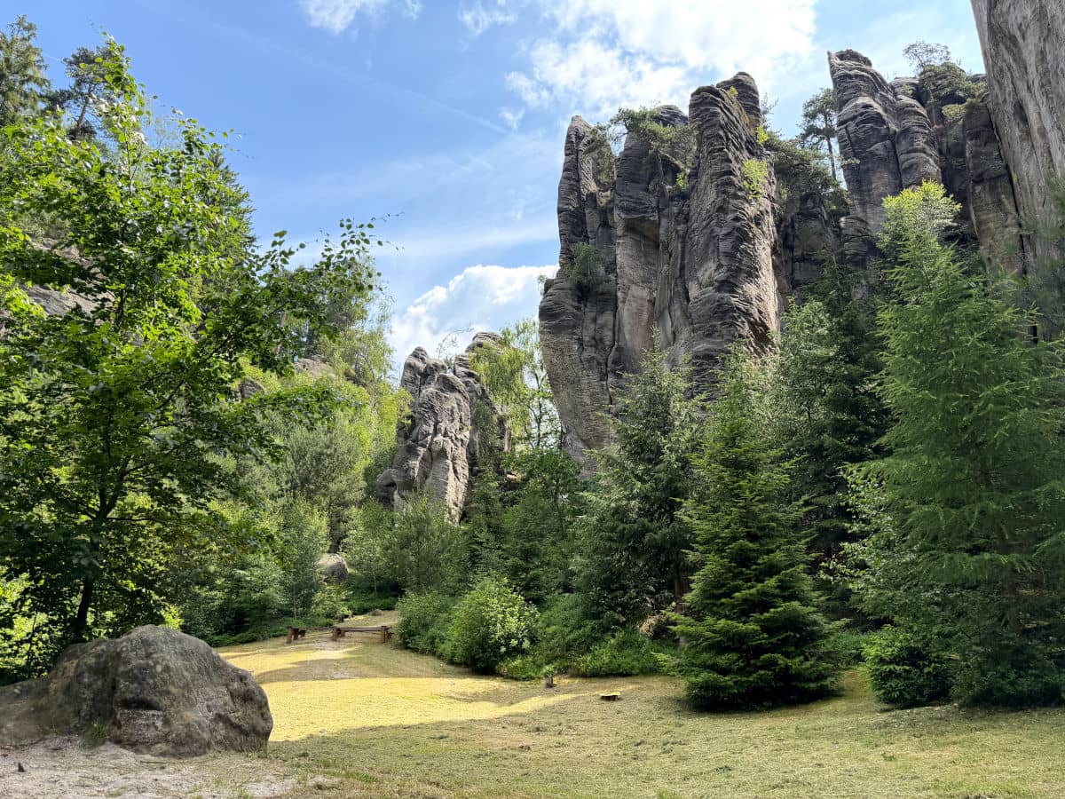 Hasta en sus inicios las Rocas Prachov son preciosas