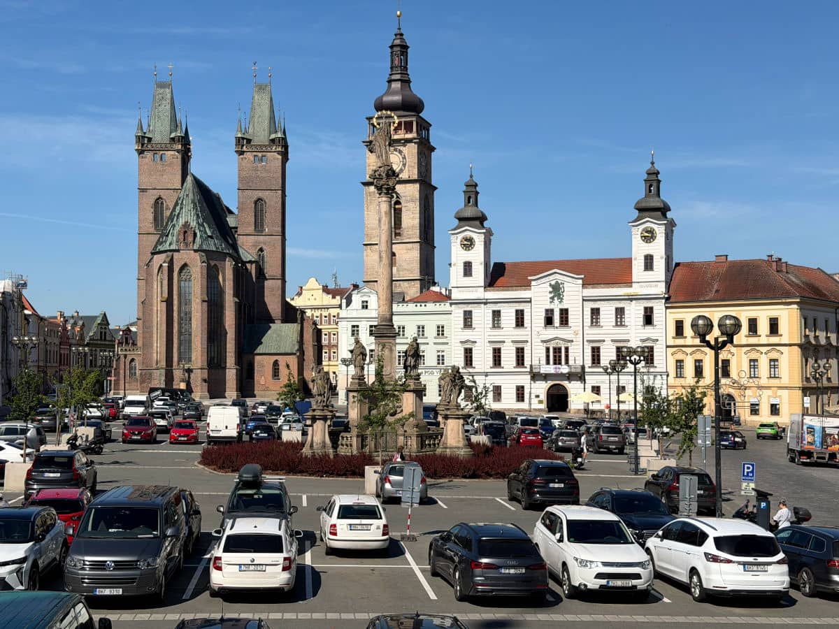 La Plaza Mayor de Hradec Králové