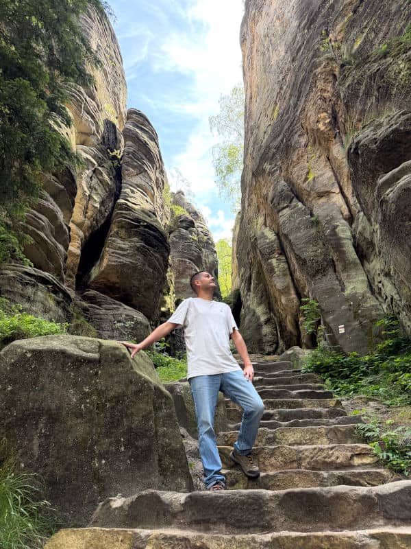Las gargantas de las Rocas Prachov son preciosas