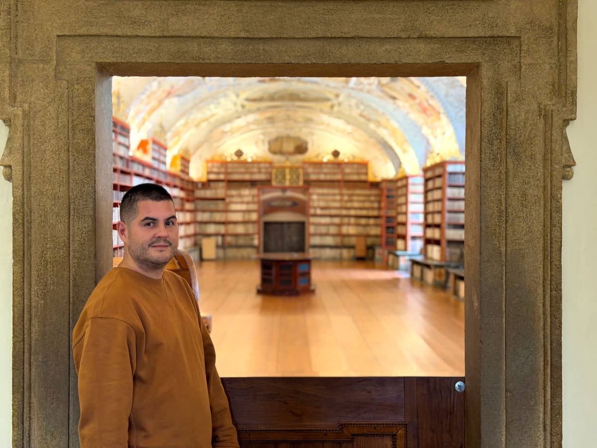 Pau en el Monasterio de Strahov de Praga