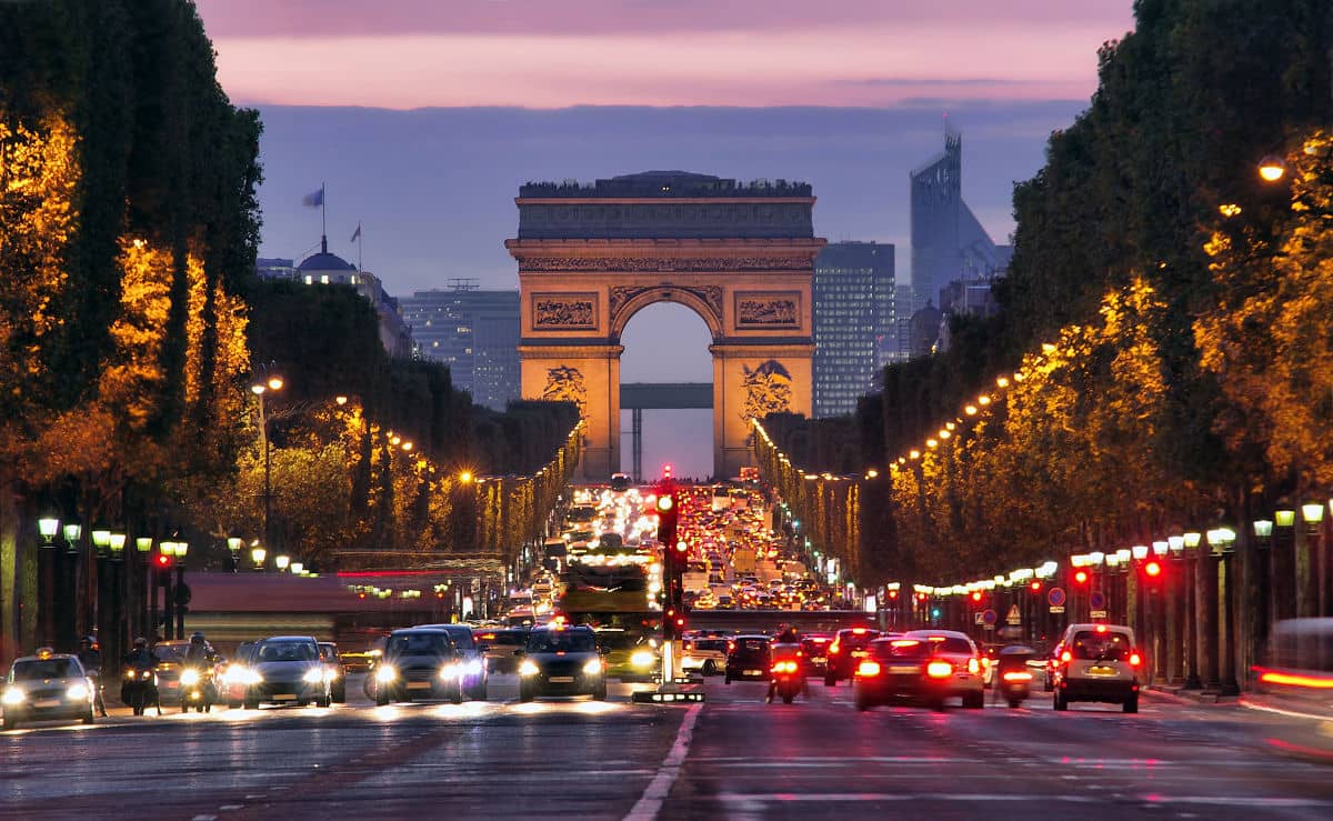 Campos Elíseos en París