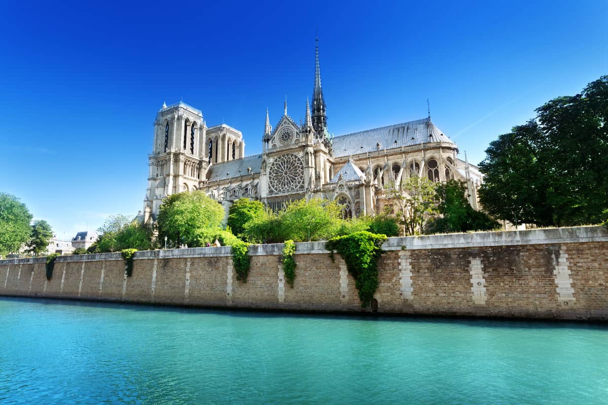 La espectacular Catedral de Nostre Dame en París