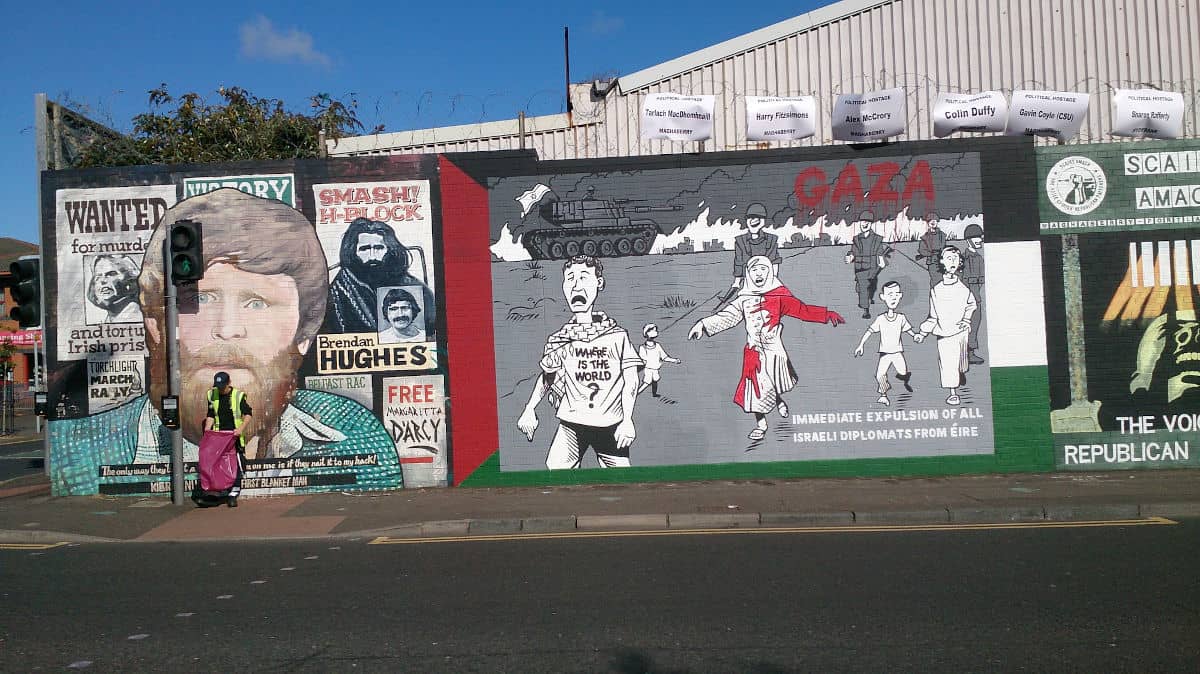 Arte urbano que es todo un símbolo en Belfast