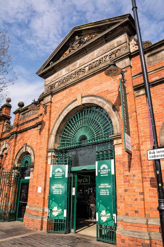 El célebre mercado de San Jorge de Belfast