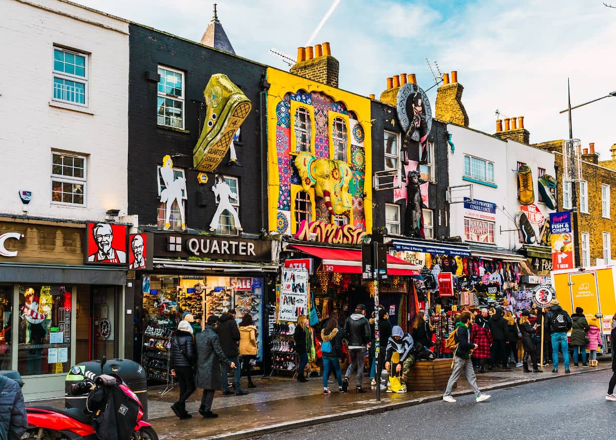 Tiendas alternativas en Camden Town