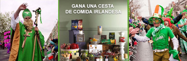 Foto de San Patricio, cesta de productos de Irlanda