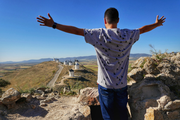 Fotos de Castilla La Mancha, Pau y los molinos de Consuegra