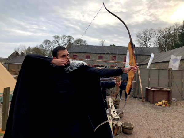 Fotos de Irlanda del Norte, tiro con arco en Castle Ward