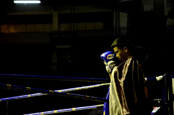 Fotos de Muai Thai en Bangkok, ceremonia inicial