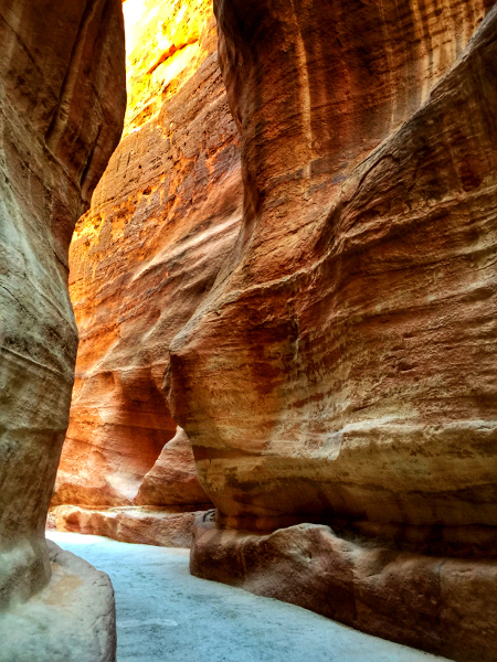 Fotos de Petra en Jordania, Siq