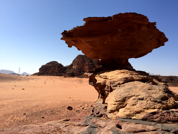 Fotos de Wadi Rum, Jordania - formacion rocosa