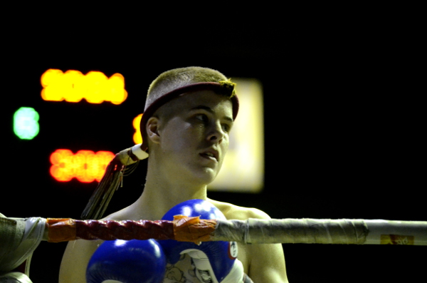 Fotos de gente de Bangkok, muay thai