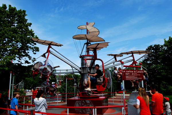 Fotos de Futuroscope en Francia, Teo y Pau