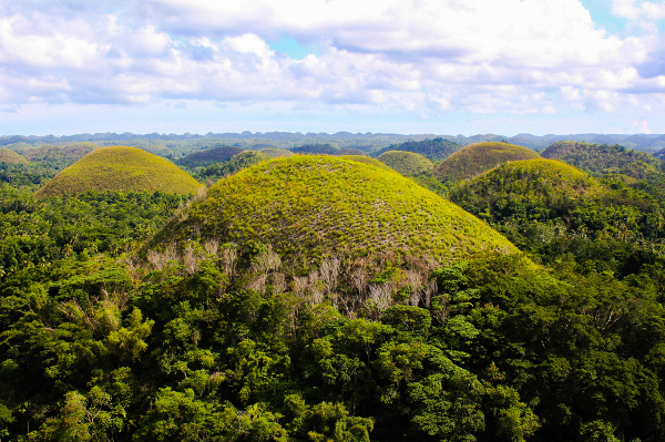 Chocolate Hills en Bohol, Filipinas